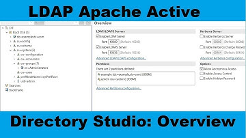 2. LDAP Apache Directory Studio Overzicht
