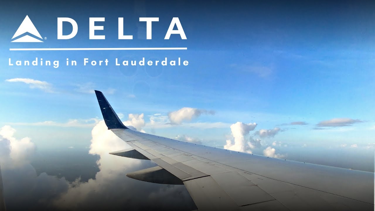 [LANDING] Delta Air Lines Boeing 757200 Arrival into Fort Lauderdale