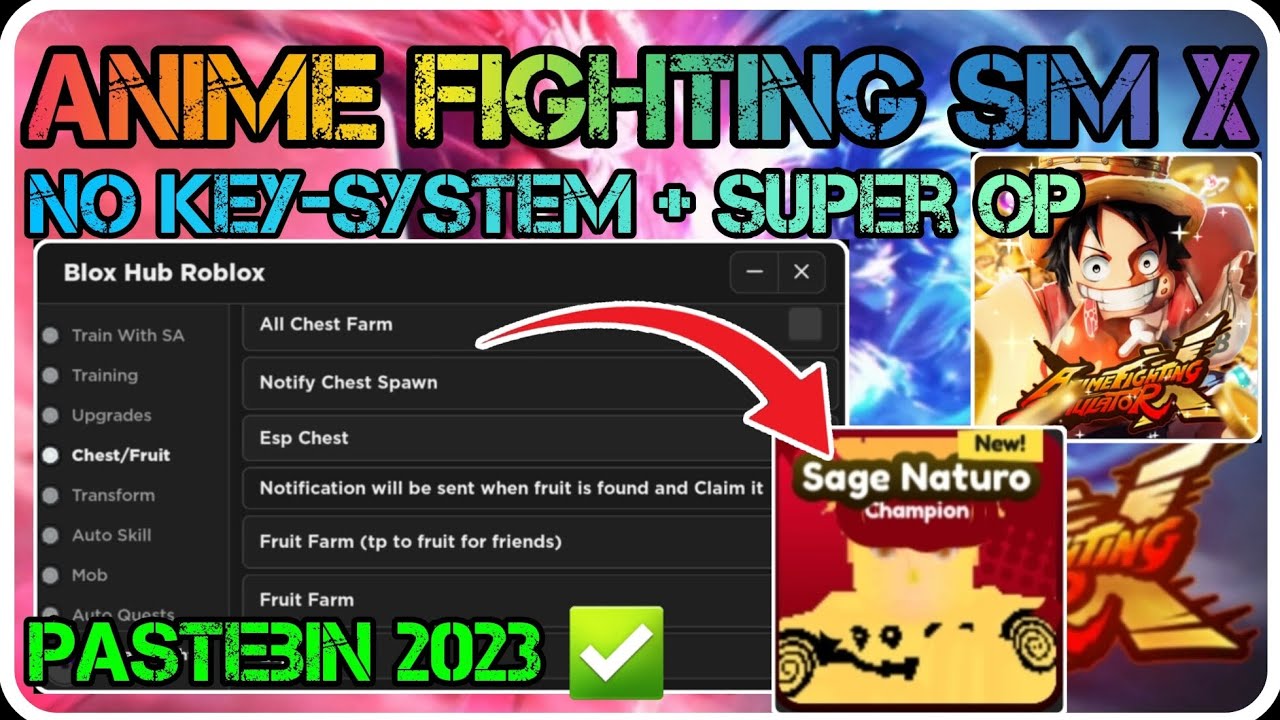 NEW OP Anime Fighting Simulator AFS Script Hack GUI (Massive Chakra, Works  For Fluxus Executor) 2023 from anime fighting simulator gui script pastebin  Watch Video 