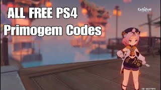 Genshin Impact ALL FREE PS4 Primogem Codes