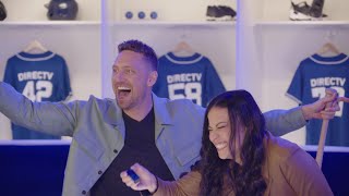 Trivia Tower with Hunter Pence + Alexis Pence | DIRECTV Studio