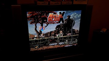 Metal Slug X - Neo Geo MVS MV1C on Sony KV-27FV310 with HD Retrovision