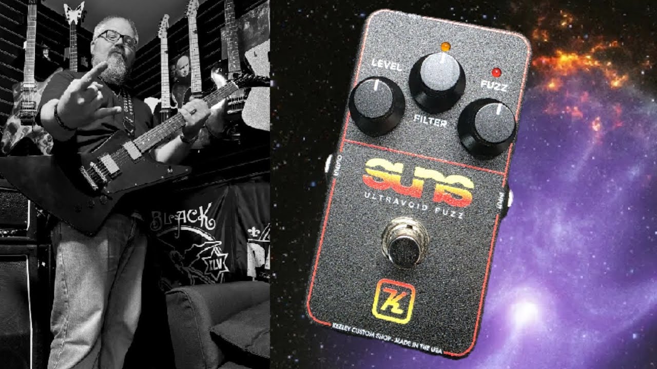 Metal to the Pedal: The Sun Ultravoid Fuzz by Keeley!! Aggressive Awesome Fuzz!!