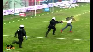 POLICE vs FOOTBALL HOOLIGAN