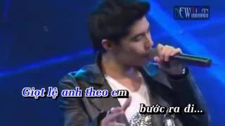 Video thumbnail of "Mất em karaoke (hạ tone)"