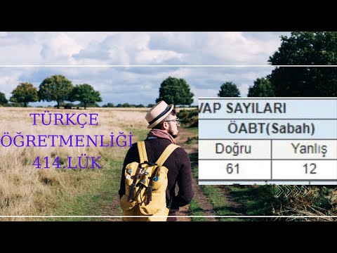 2022| SON SINIFTA ÇALIŞARAK 414. OLMAK |TÜRKÇE ÖĞRETMENLİĞİ