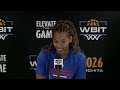 WBIT Semifinals Media Availability