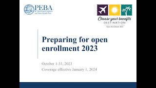 2023 Open enrollment