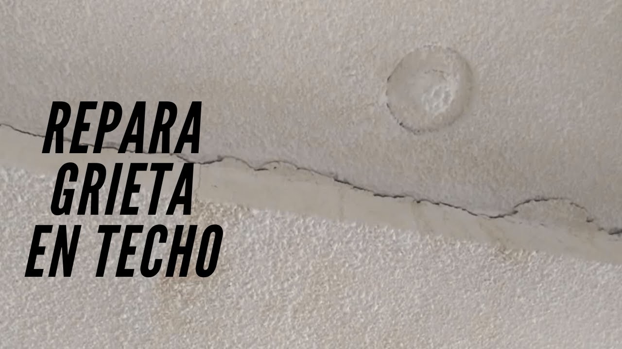 Repara tu grieta en el techo ¡fácil y rápido! YouTube Repara tu grieta en el techo ¡fácil y rápido! YouTube