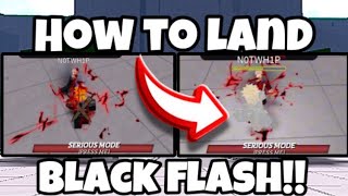 HOW TO USE NEW BLACK FLASH MOVE!! | The Strongest Battlegrounds