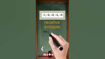 What are Negative Integers in Math? | Math Dictionary | MATHalino123