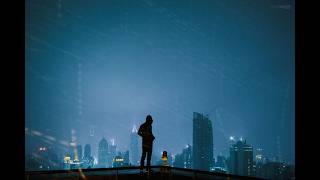 you're on a rooftop in the city at night (3.7 hours)