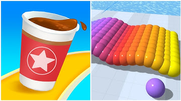 Coffee Run 3D | Canvas Run 3D - All Level Gameplay Android,iOS - NEW APK GIGA UPDATE