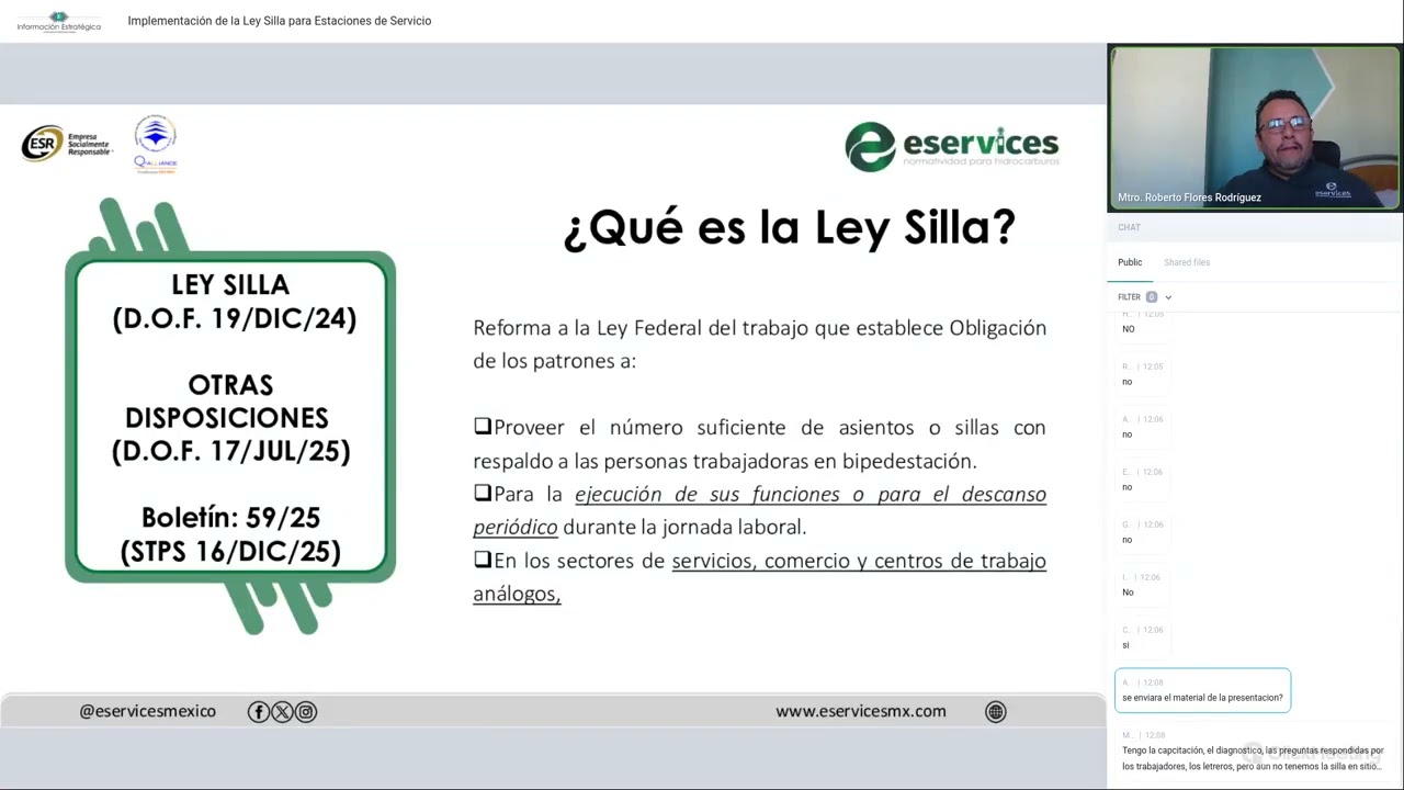 2026 02 19 CST Implementación de la Ley Silla  para Estaciones de Servicio