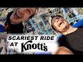 SCARIEST RIDE AT KNOTTS | FEAT. EL CIEGO