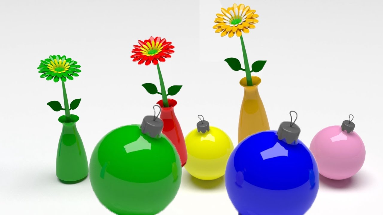 Learn Colors with Flower Vase Color Wheel Educational Toys for Kids - Best Learning