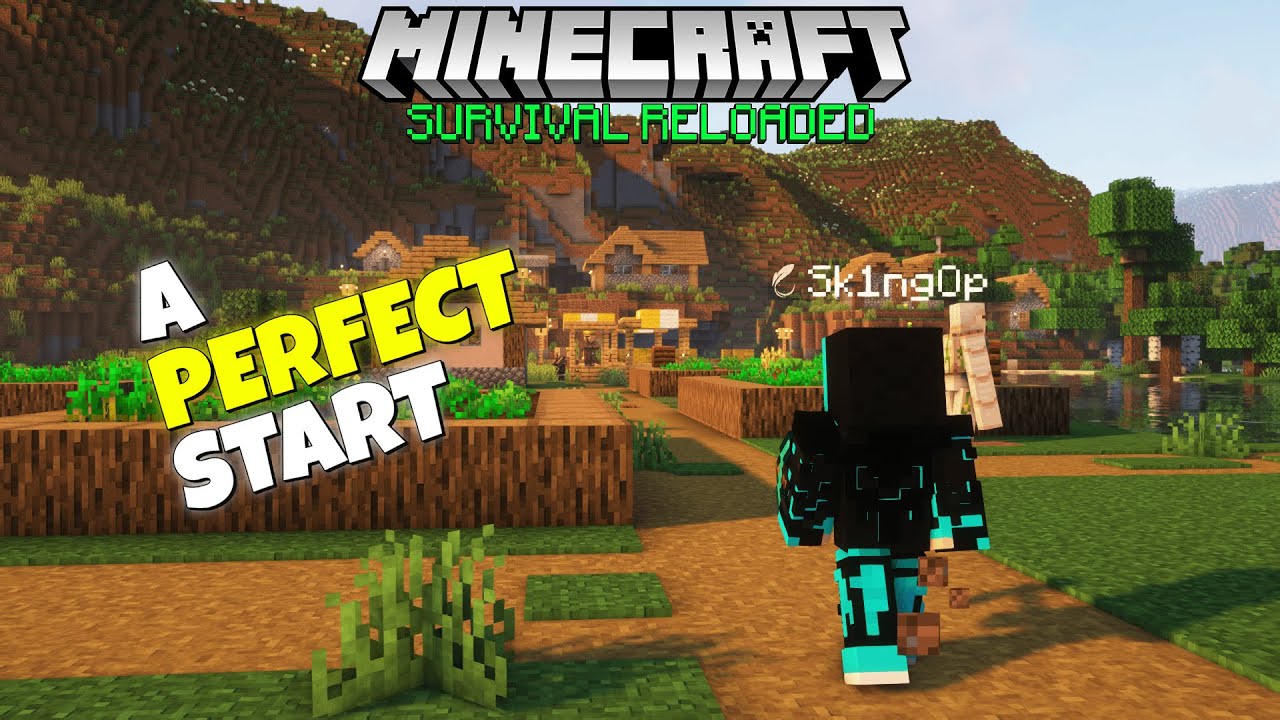 A Perfect Start Of My New World | Minecraft Survival - YouTube