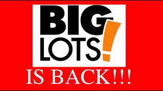 Big Lots is BACK! Springhill, Florida. MORE clothes! Big Lots walkthrough WHAT do they have?