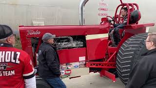 Clean IH Pulling Tractor Startup!!!