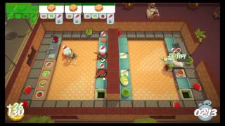 Overcooked Level 2-3 2-Player Outdated World Record Score 364