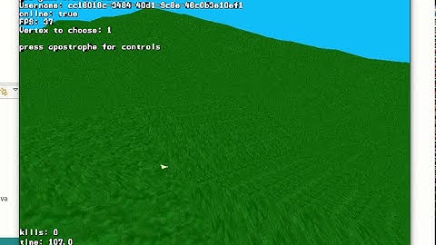 progame - Java LWJGL | 3D FPS | Multiplayer | Building | Advanced Collision