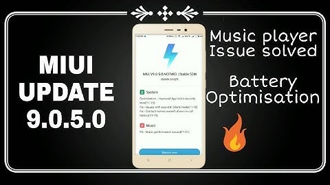 MIUI 9.0.5.0 UPDATE IN REDMI NOTE 4