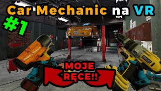 I CHANGED THE TIRES AND THE OIL! | Car Mechanic Simulator VR #1