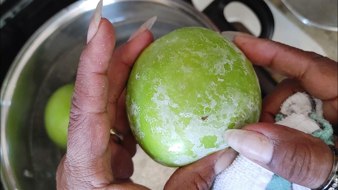 DIY .cleaning apples before dipping YouTube
