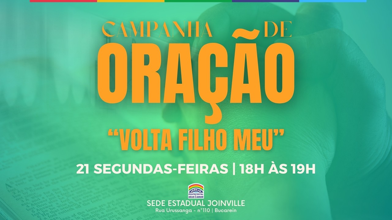 Campanha de oração - Volta filho meu