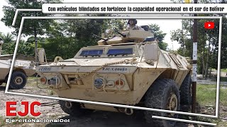 Con vehículos blindados se fortalece la capacidad operacional en el sur de Bolívar.