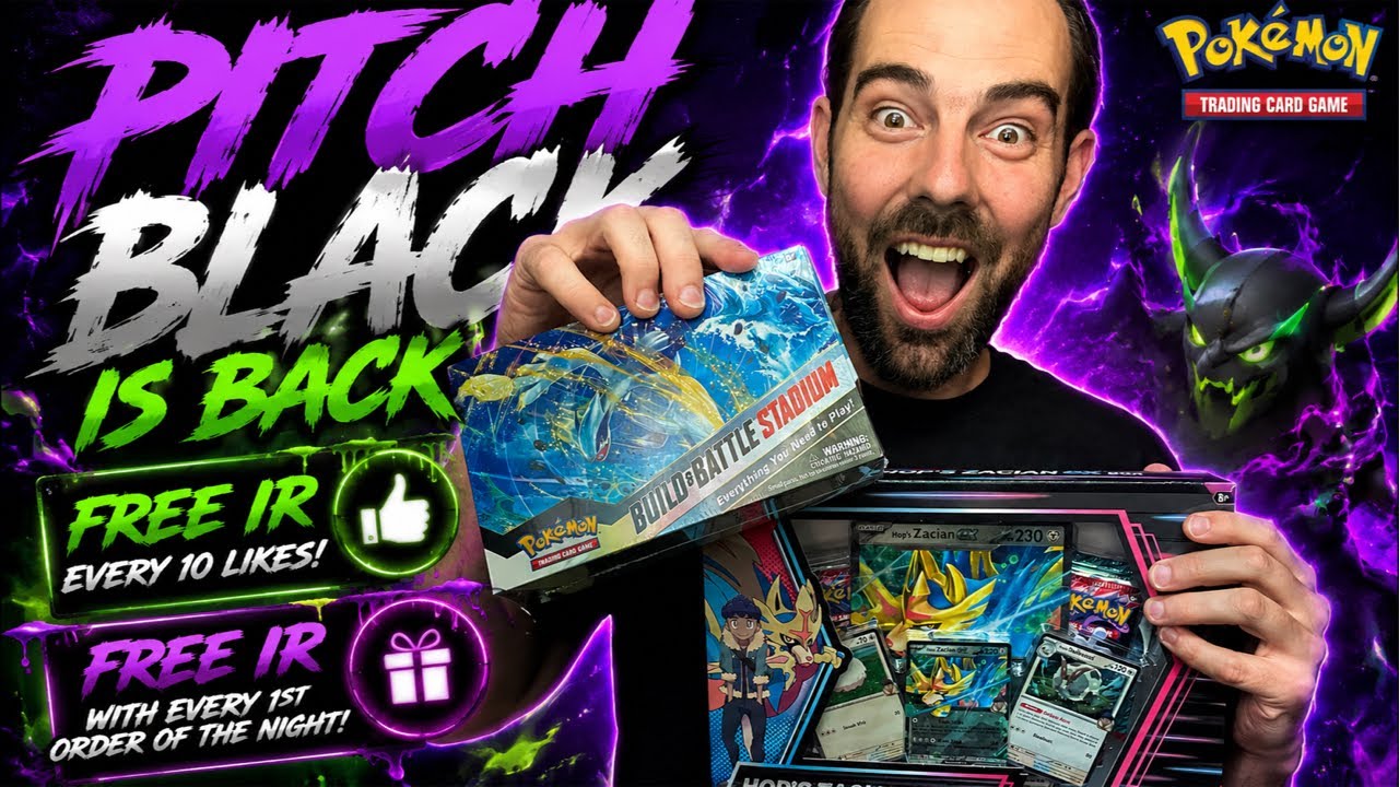 🔥PITCH BLACK AND RESTOCK🔥GIVEAWAYS AND CHASES🔥RIP AND SHIP