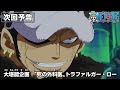 ONE PIECE 予告「大堪能企画！〝死の外科医〟トラファルガー・ロー」