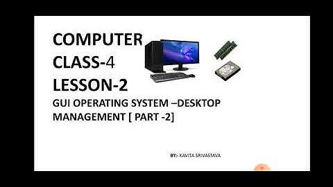 Class 4 computer lesson 2 part 2