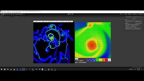 Simulation of star formation with Unity3D