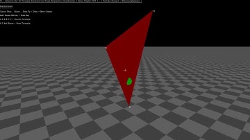 3d Infinite Ray To Triangle Intersection Using Barycentric Coordinates - Source Code And Demo