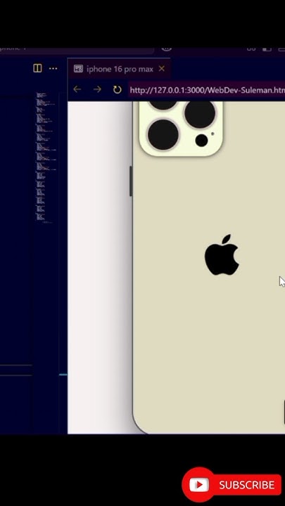 I Design iphone 16 pro max back side using just html & css | #css # ...