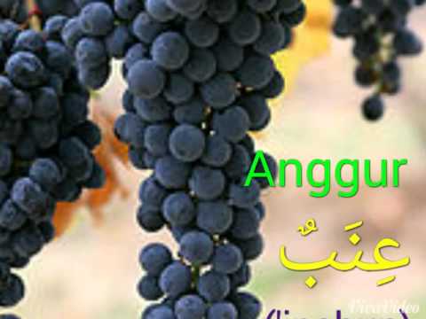 Buah anggur dalam bahasa arab