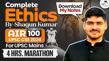 Complete Ethics for UPSC | Ethics 4 Hours Marathon | Ethics for Mains | StudyIQ IAS