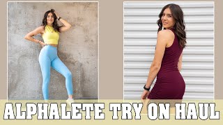 HUGE ALPHALETE JUNE LAUNCH TRY ON HAUL + REVIEW | Amplify Collection, Dresses \& more!