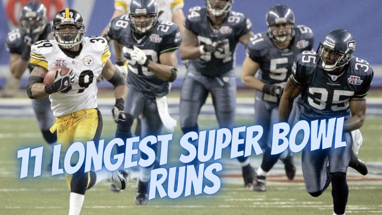 11 Longest Runs in Super Bowl History