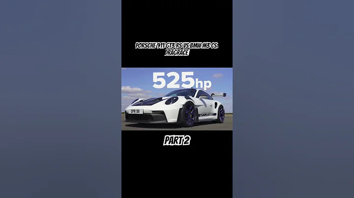 Porsche 911 GT3 R$ v BMW M3 CS: DRAGRACE #bmwm3cs  #dragrace #porsche911 cc: @carwow