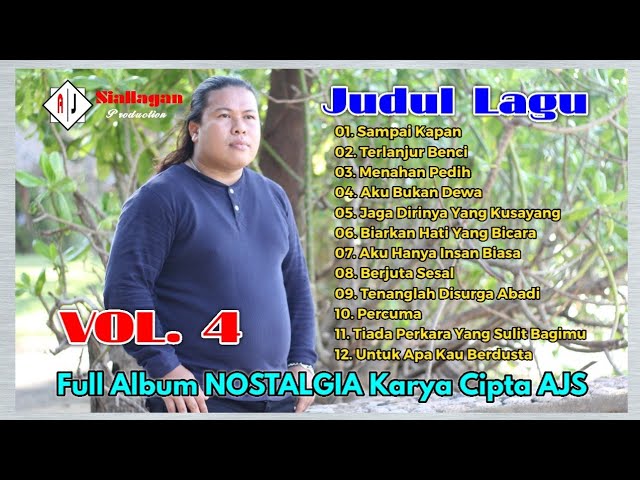 LAGU NOSTALGIA PALING DICARI || FULL ALBUM VIDEO DAN LIRIK || Cipt/Voc.Afdy James Siallagan || Vol.4 class=