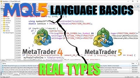How to learn MQL5 for FREE to code FOREX EAs/BOTs. Language Basics -DATA TYPES - REAL TYPES -PART 37