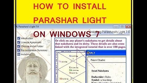 how to install parashara light on windows 7,win8