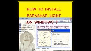 how to install parashara light on windows 7,win8 screenshot 5