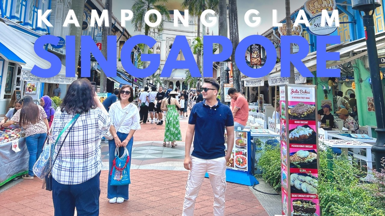 Kampong Glam Singapore Vlog | Sultan Mosque, Arab Street & Turkish Ice Cream Experience