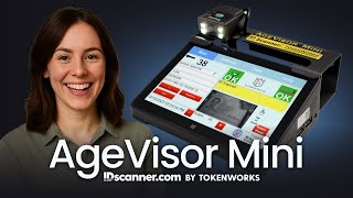 AgeVisor Mini: Compact Countertop ID Scanner for Age Verification
