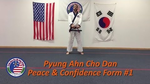 Pyung Ahn Cho Dan Peace Confidence Form#1 SLOW
