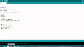 Arduino Demo - Temperature with LCD Output