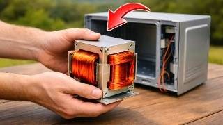 Niemand weet wat er in een oude magnetron zit! Haal hem uit elkaar en je zult versteld staan.